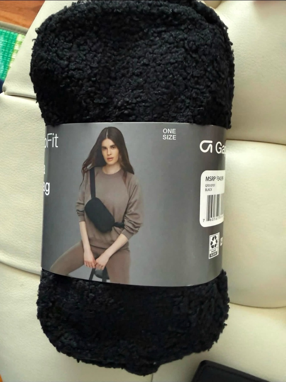 GAP Black Sherpa Crossbody Bag